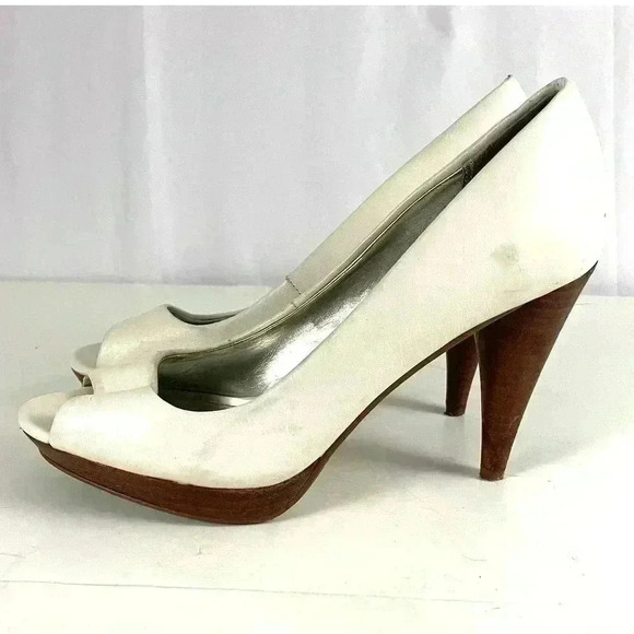 Style & Co Celine Peep Toe Heels Sz 6 Women's 3.5" - Picture 1 of 10
